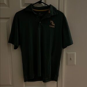 Colosseum Dark Green Polo with Gold Accents